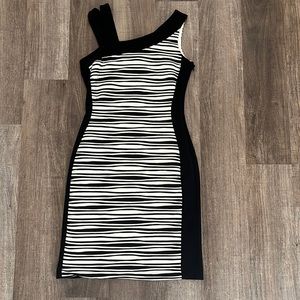 Beautiful black and white Bali dress.
